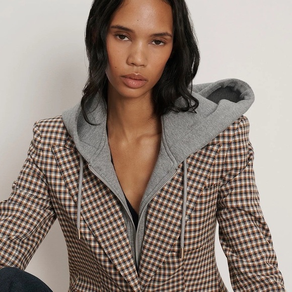 Veronica Beard Garrison Jacket with Oversized Hoodie Dickey - Size 2 - NWT - Picture 5 of 6